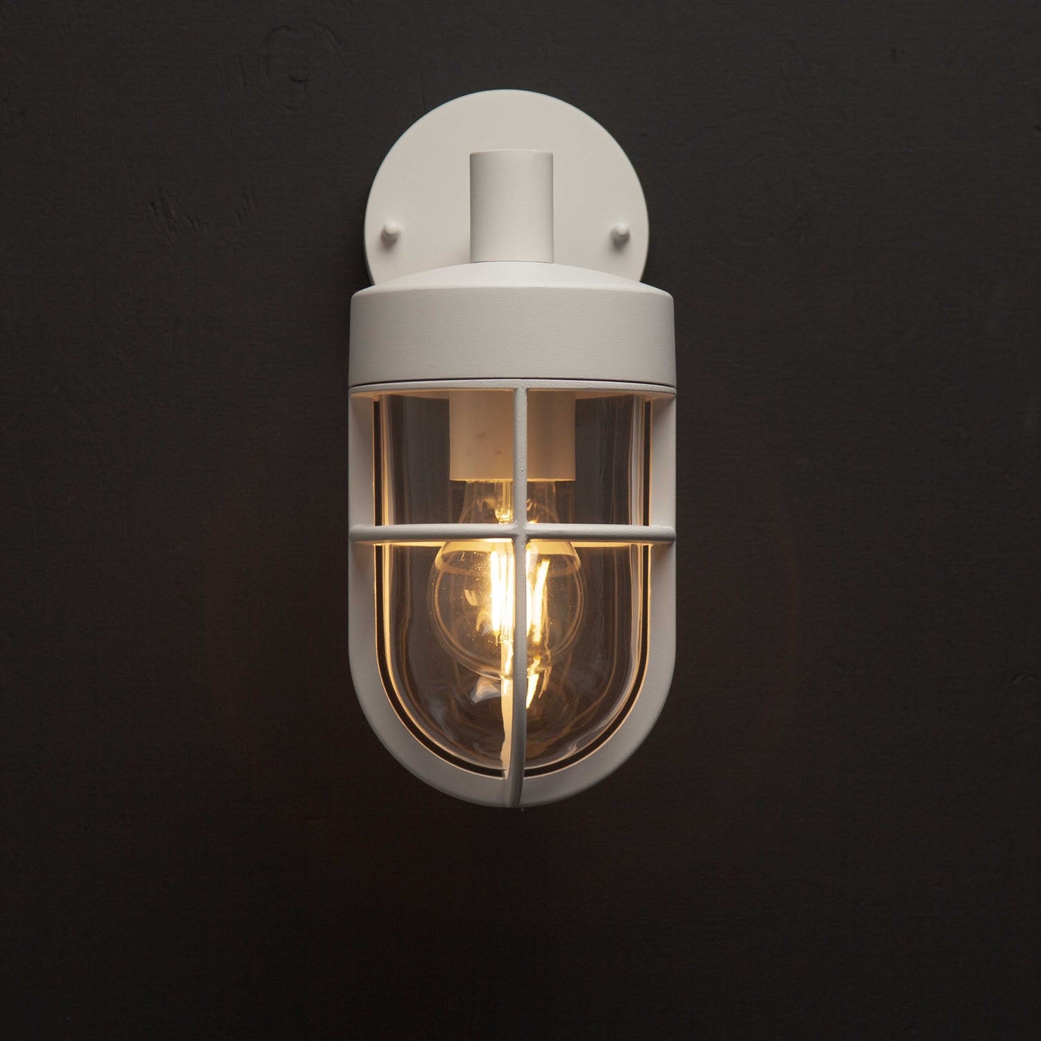 Jimmy Wall light E27 socket IP44 White