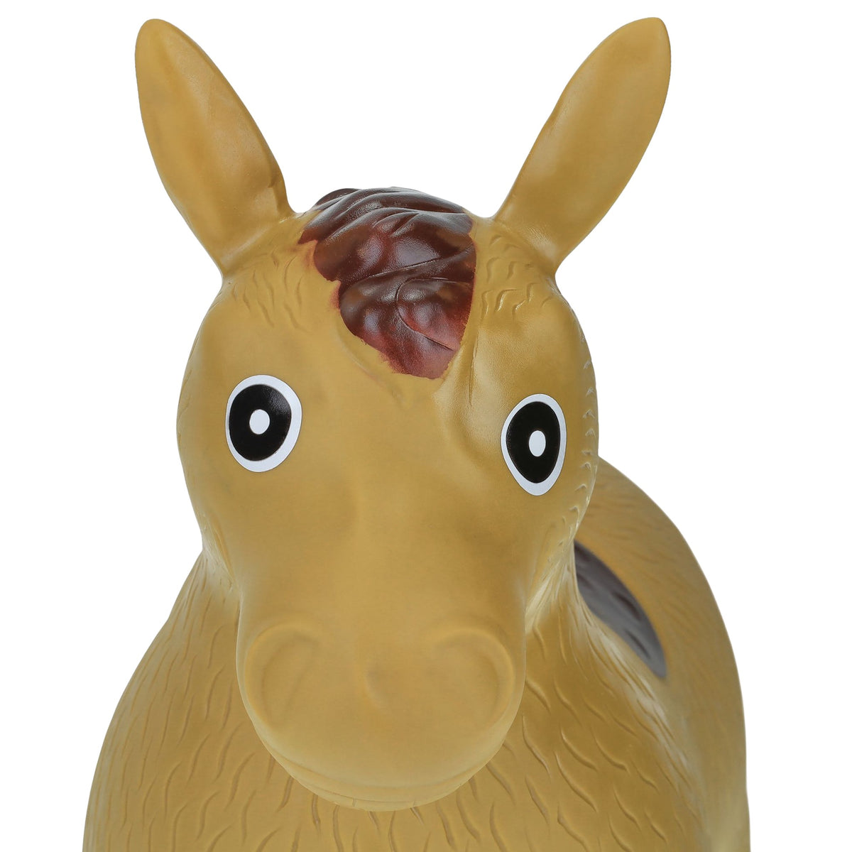 Jumping horse in light brown