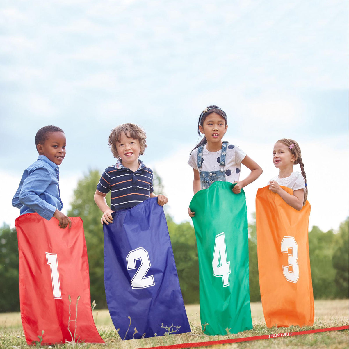Jump sacks for children - set of 4
