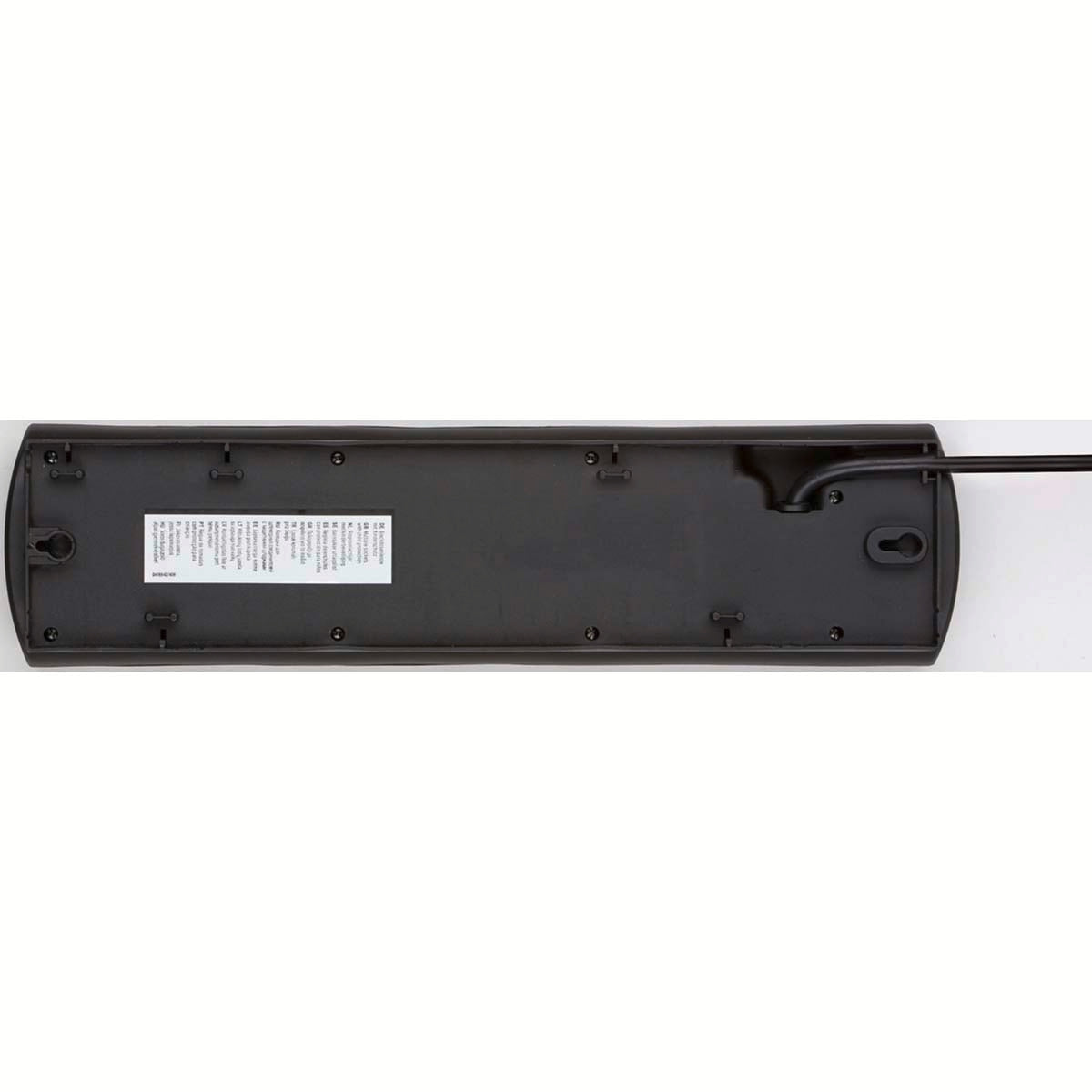 Junction box Primera-Line 10-Way 2.00 m Black - Grounded Contact TYPE E