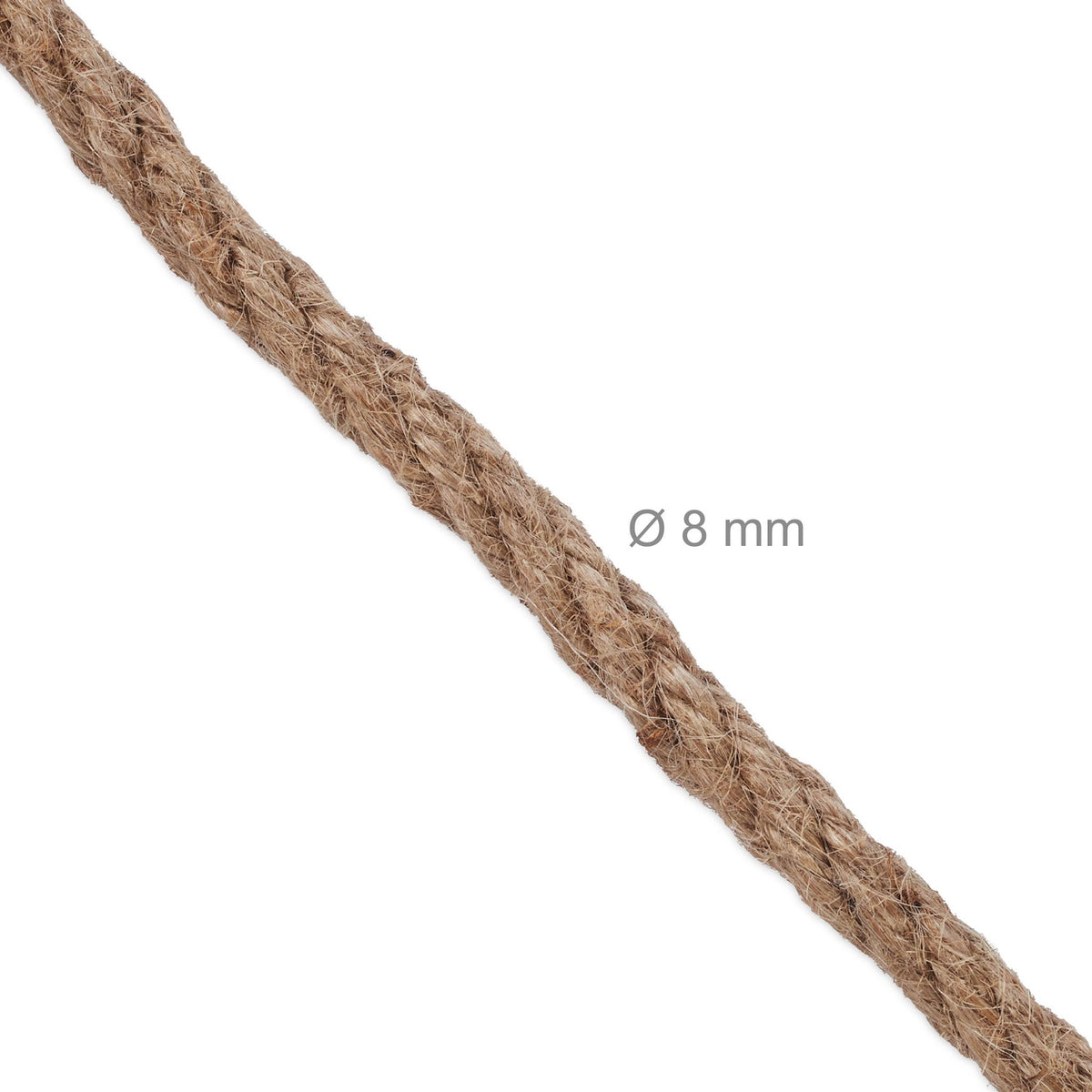 Jute rope 8 mm x 10 m set of 3