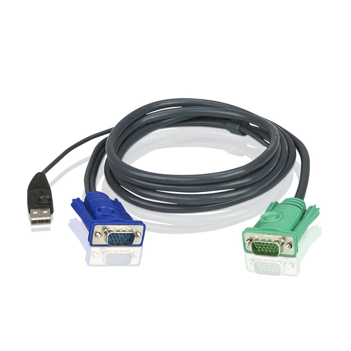 KVM Cable VGA male / USB A male - Aten SPHD15-G 1.8 m