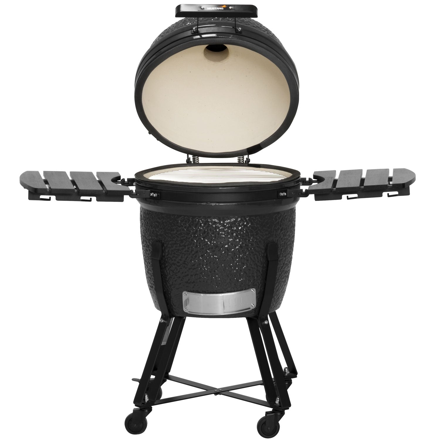 Kamado Ceramic Charcoal Grill, 47 cm Stainless Steel Grate