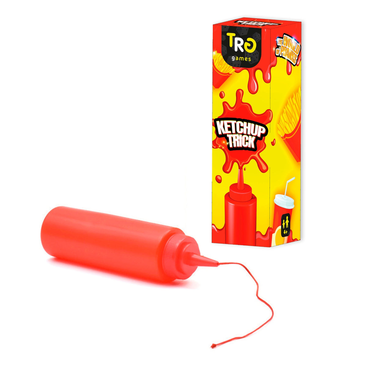 Ketchup Trick Display for Magic Shows, Surprise Effect