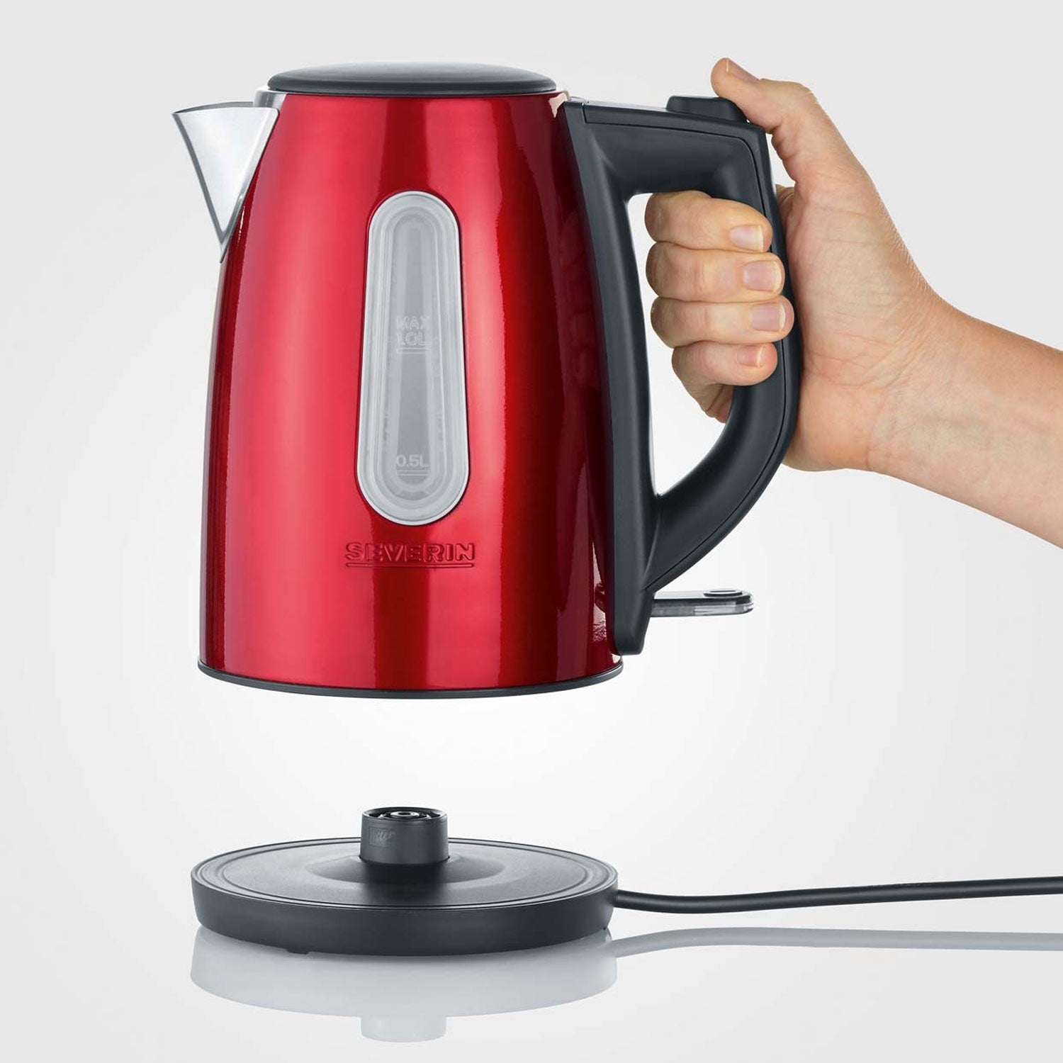 Kettle 1.0L 2200W Chilli red WK3417