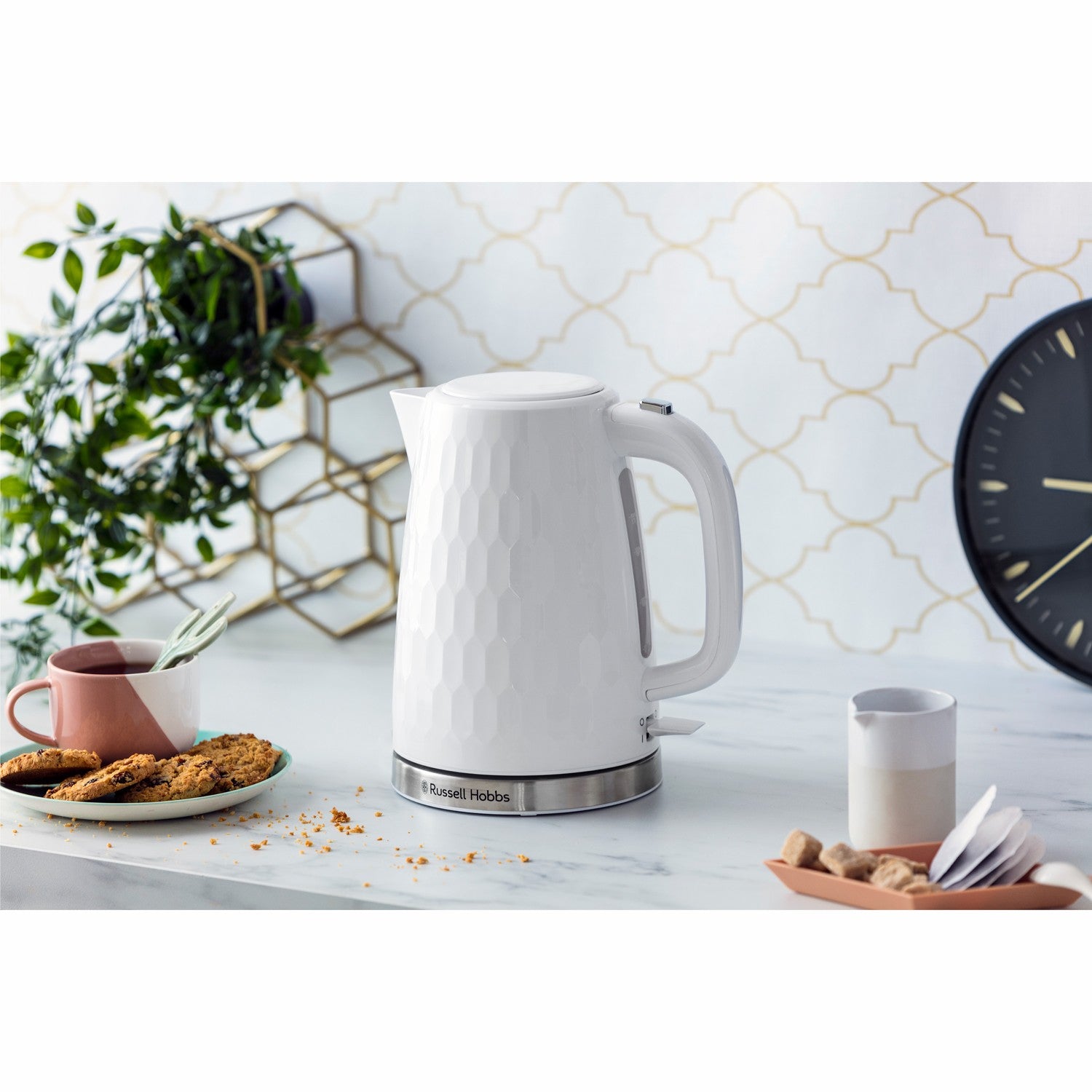 Kettle 2605070 Honeycomb Kettle White