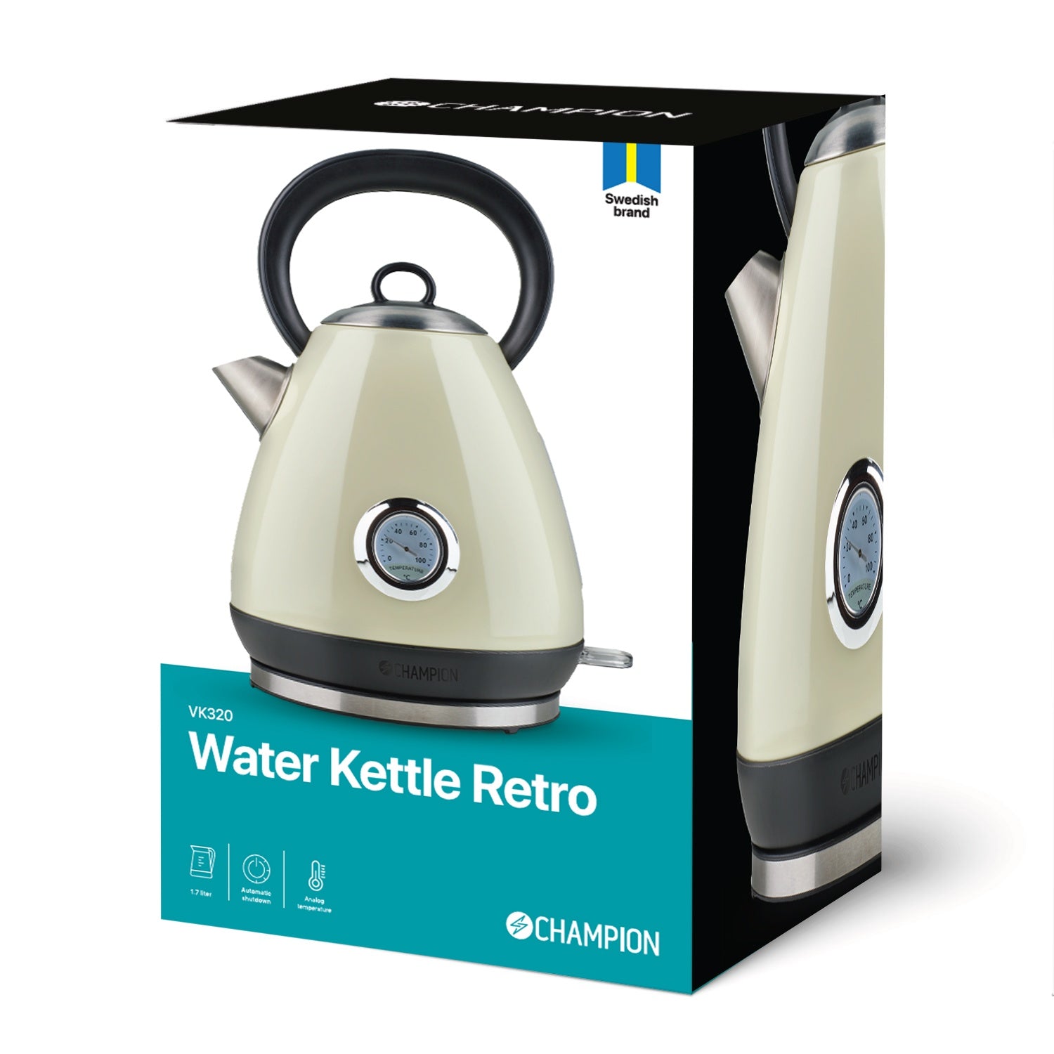Kettle Retro 1.7L VK320 White