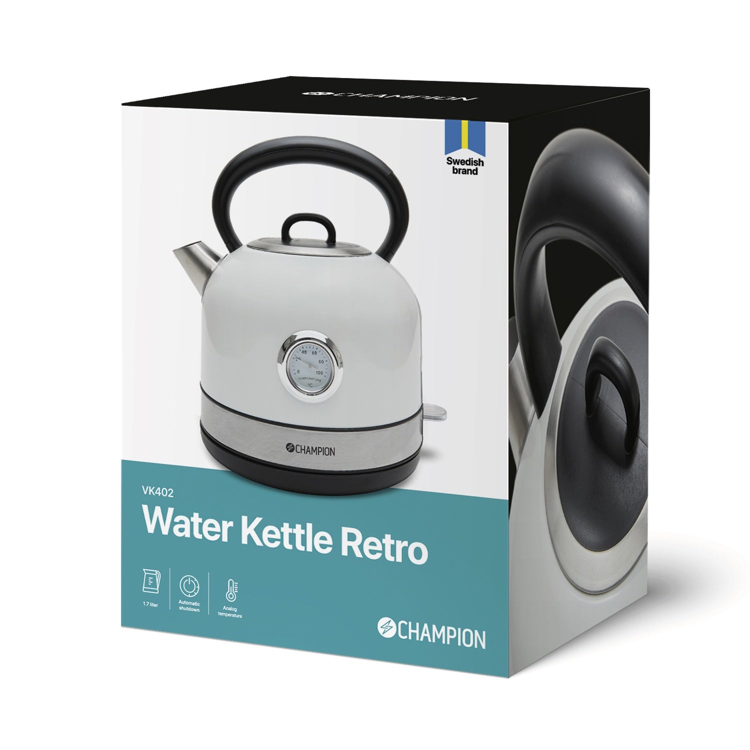 Kettle Retro 1.7L VK402 Creme white