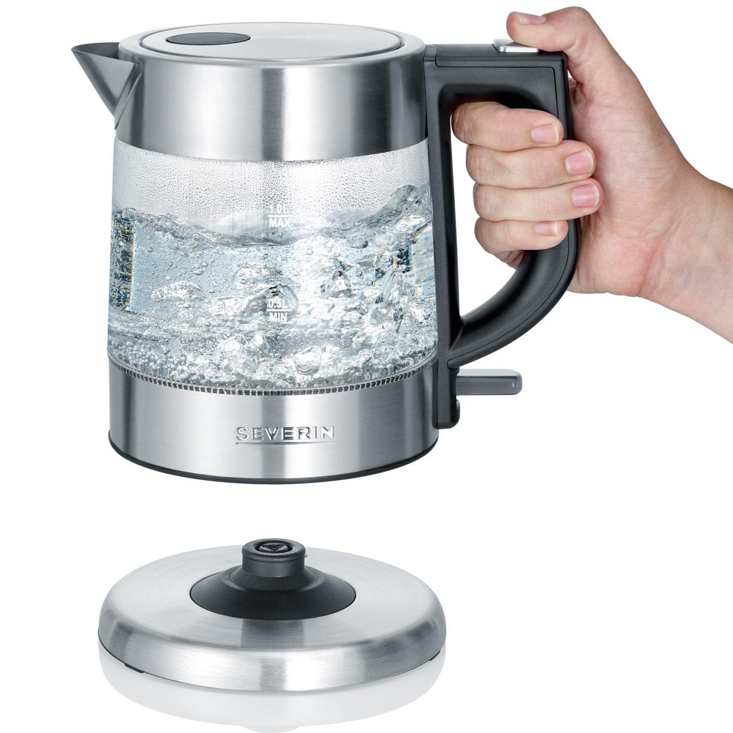Kettle in glass 1.0l WK 3468 2200Watt
