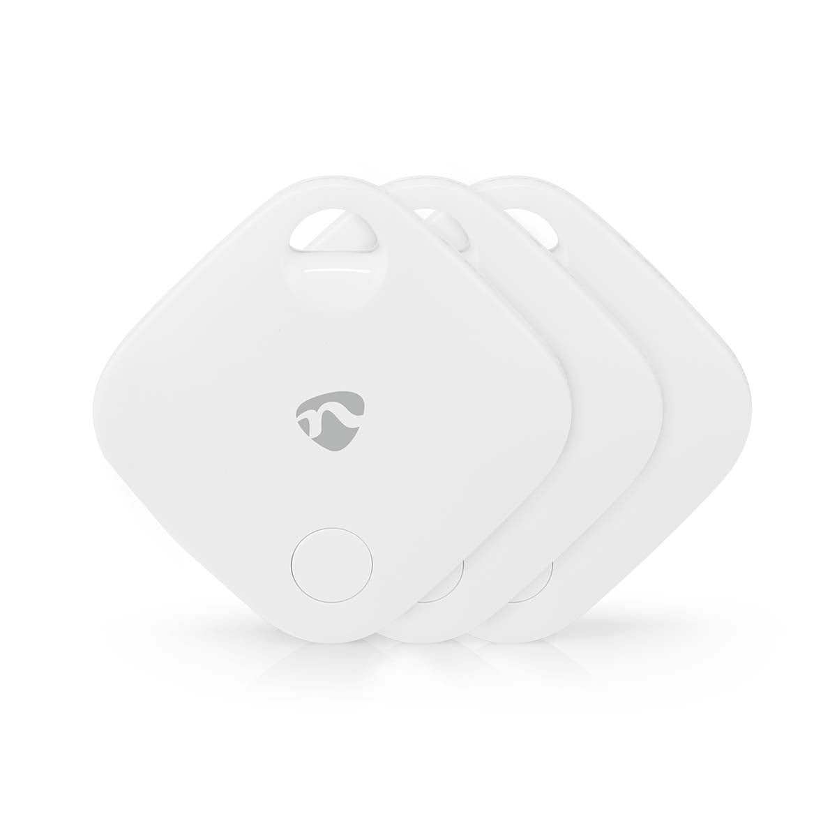 Key Finder | Compatible with: Apple Find My App | Battery powered | 3x CR2032 | batteries included | Bluetooth® version: 5.1 | Battery life up to: 1 year | White | 3 pcs.