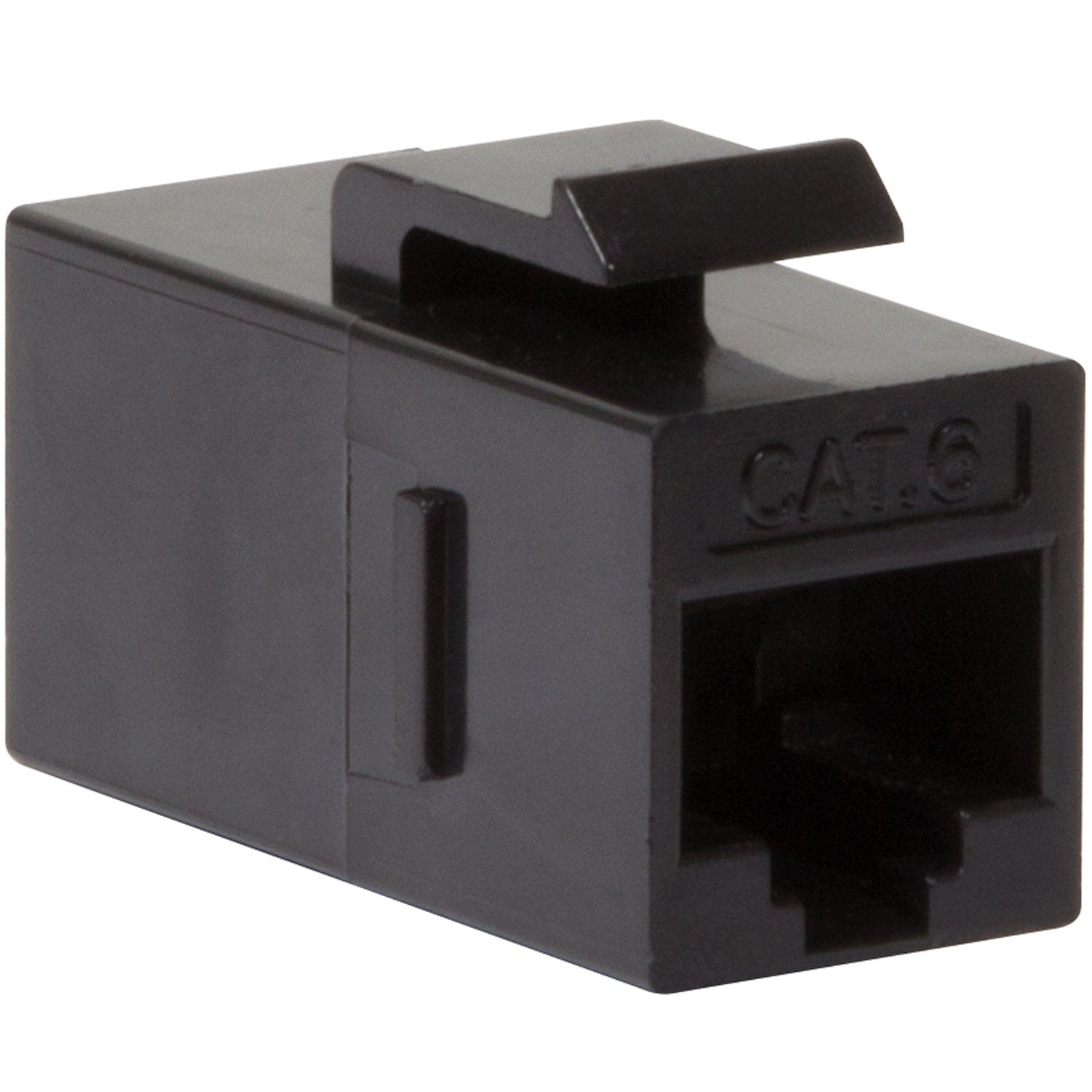 Keystone connector Cat6 UTP 2xRJ45 Black