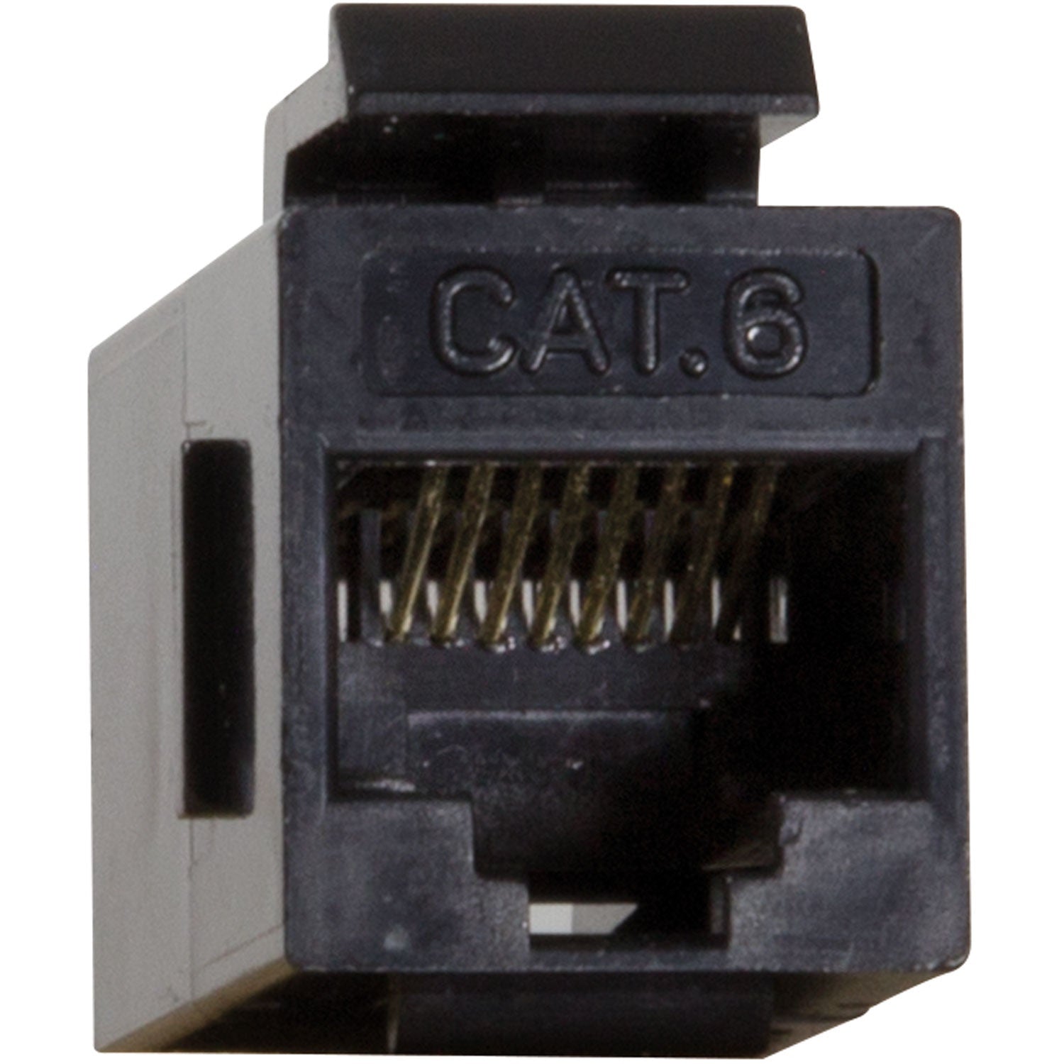 Keystone connector Cat6 UTP 2xRJ45 Black