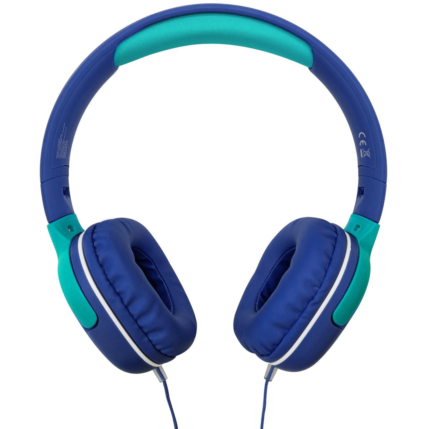 KidsBeat 2 Headphones volume limited max 85dB 3.5mm connector Blue