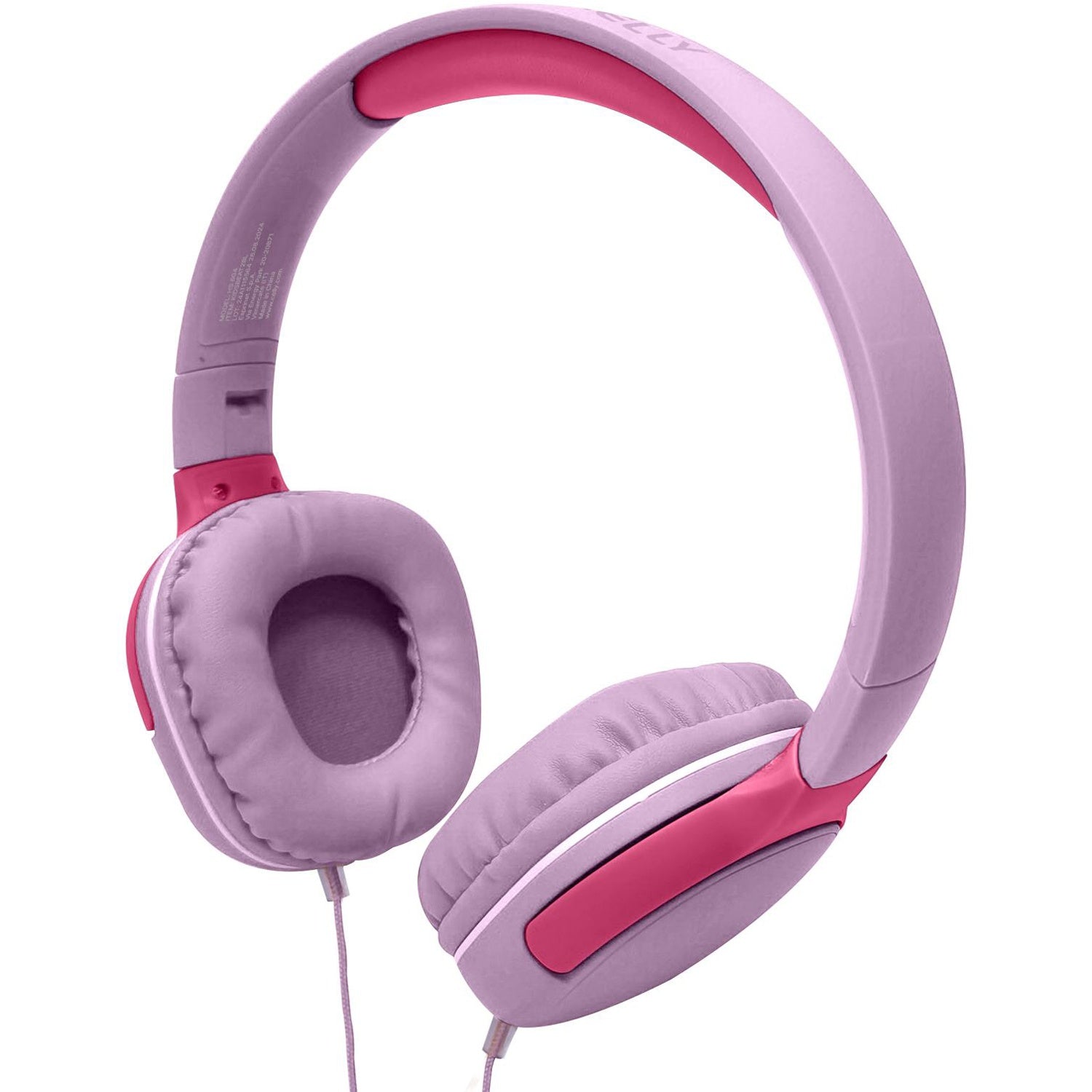 KidsBeat 2 Headphones volume limited max 85dB 3.5mm connector Pink