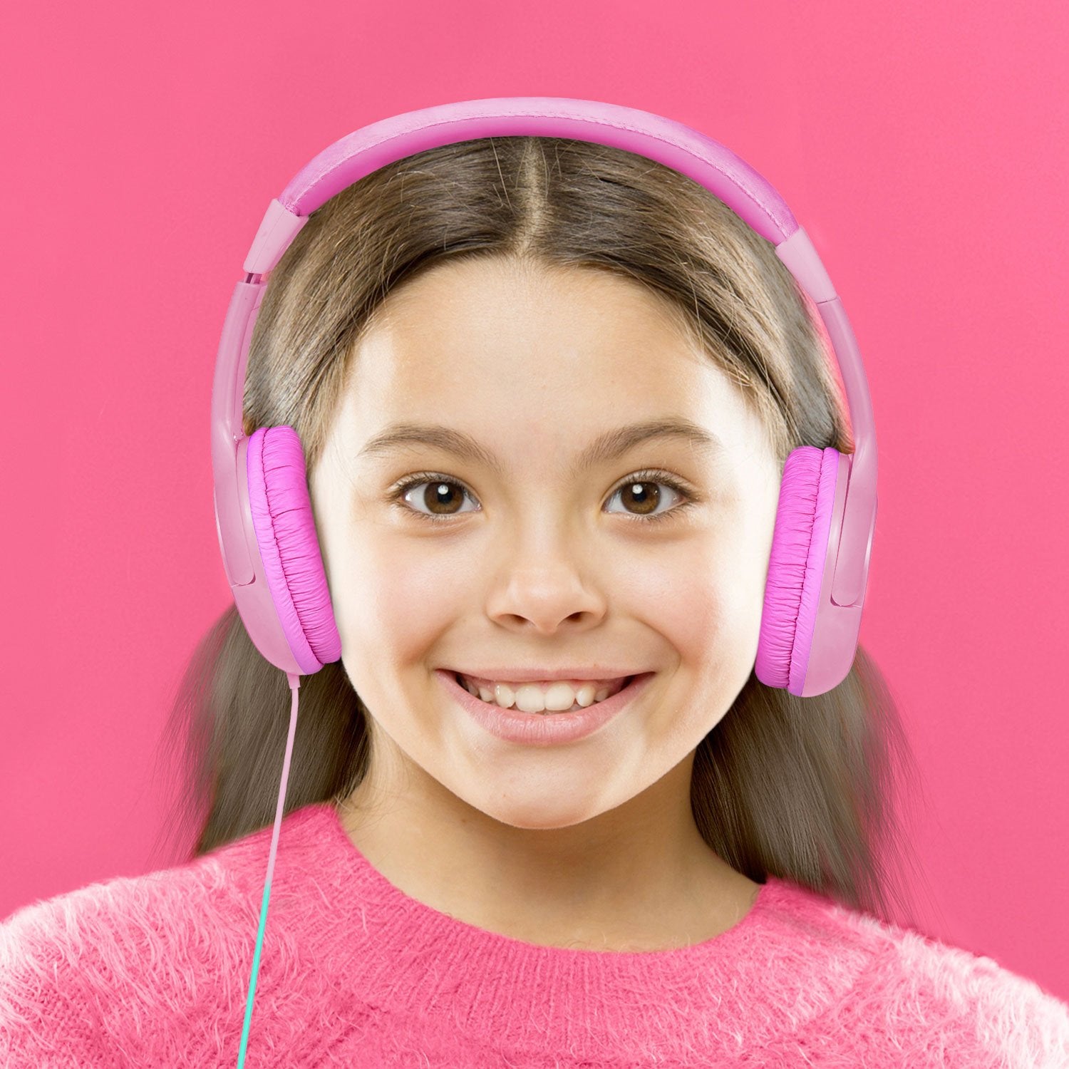 KidsBeat Headphones max 85dB Pink