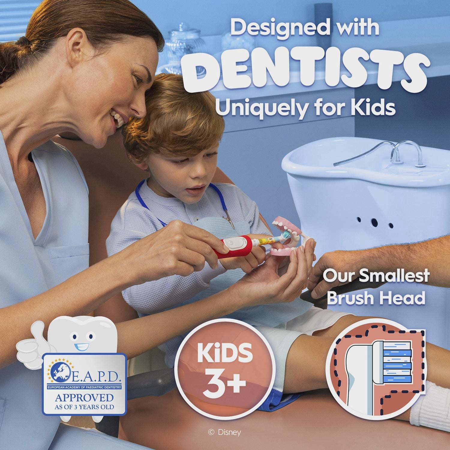 Kids Electric Toothbrush, Disney Lion King, Travel Case