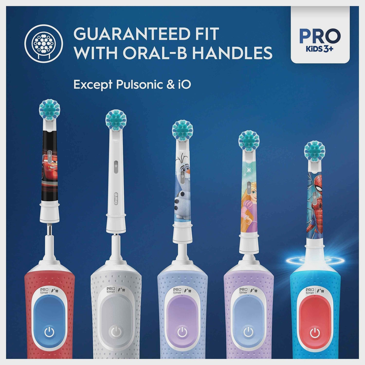 Kids Electric Toothbrush Heads, Lion King Design, 4-Pack