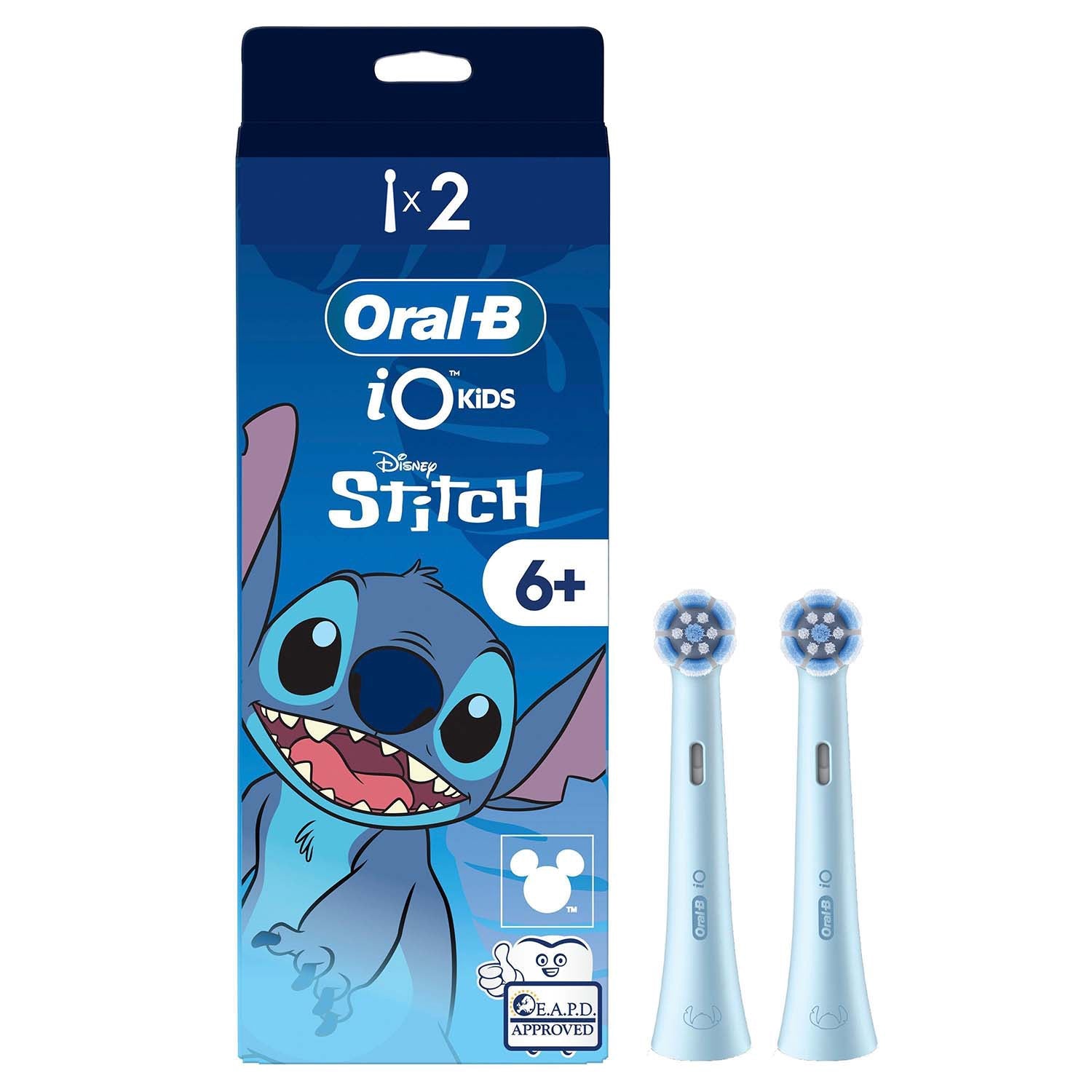 Kids Electric Toothbrush Heads, Soft Bristles, 2-Pack