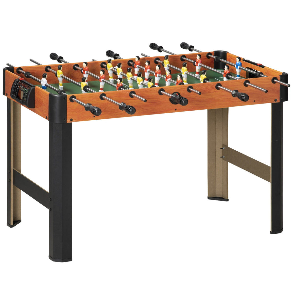 Kids Foosball Table Set, MDF & Steel, Scoreboard, Ages 7+
