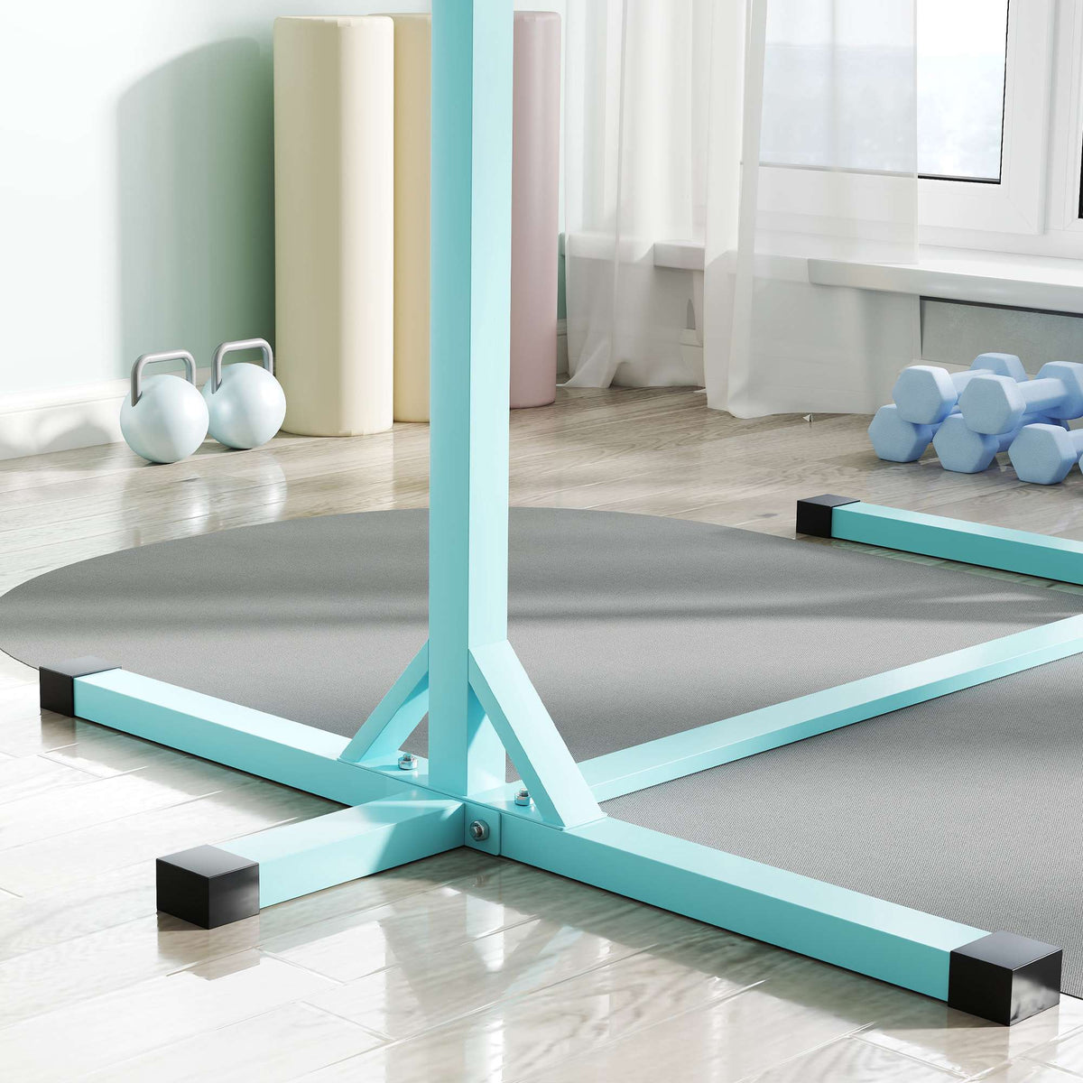 Kids Gymnastics Horizontal Bar, 13-Level Adjustable, 75 kg