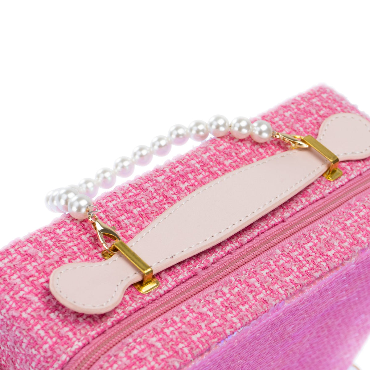 Kids Makeup Suitcase with Reversible Sequins, 26x19x9 cm