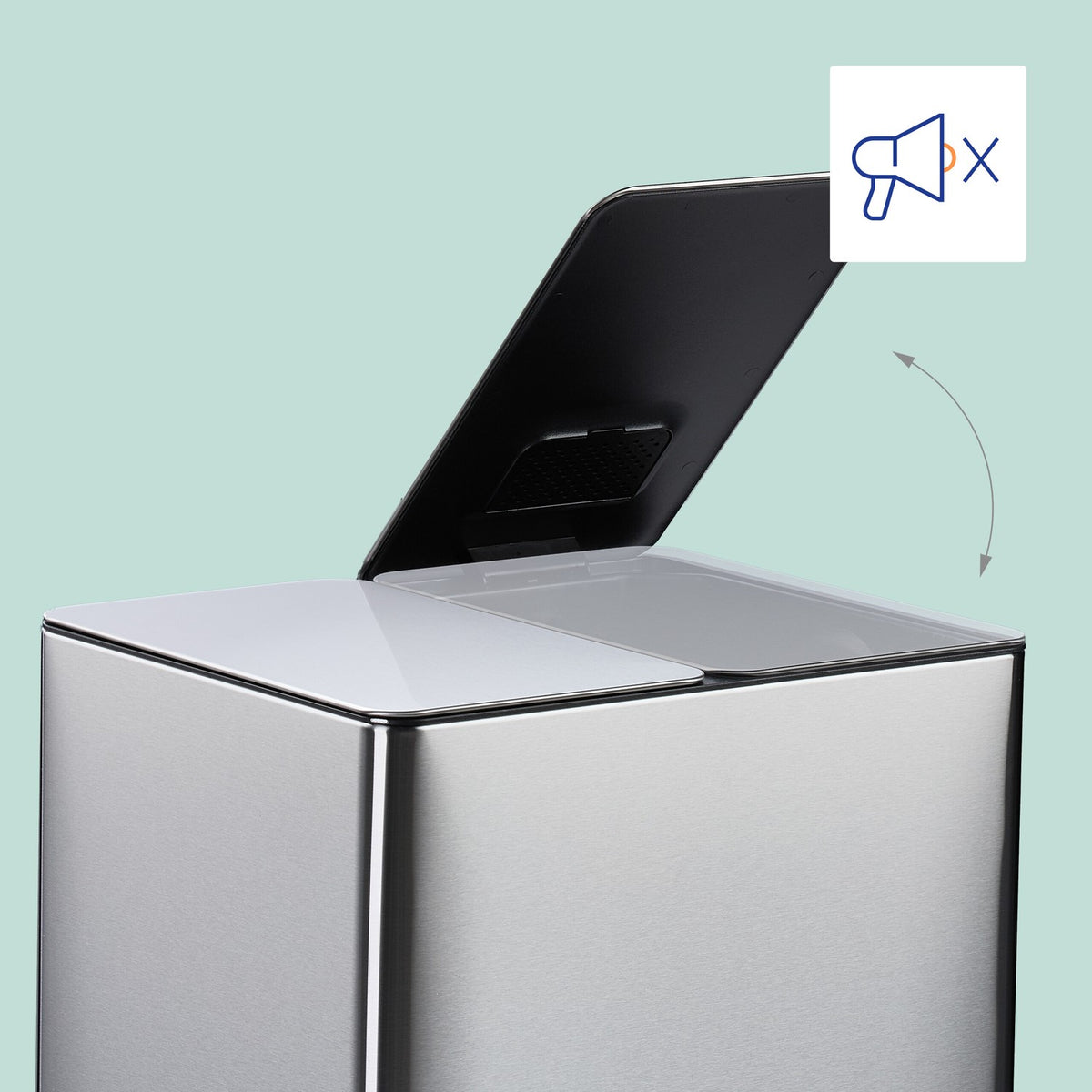 Kitchen Bin with Dual 15L Odour Filter System