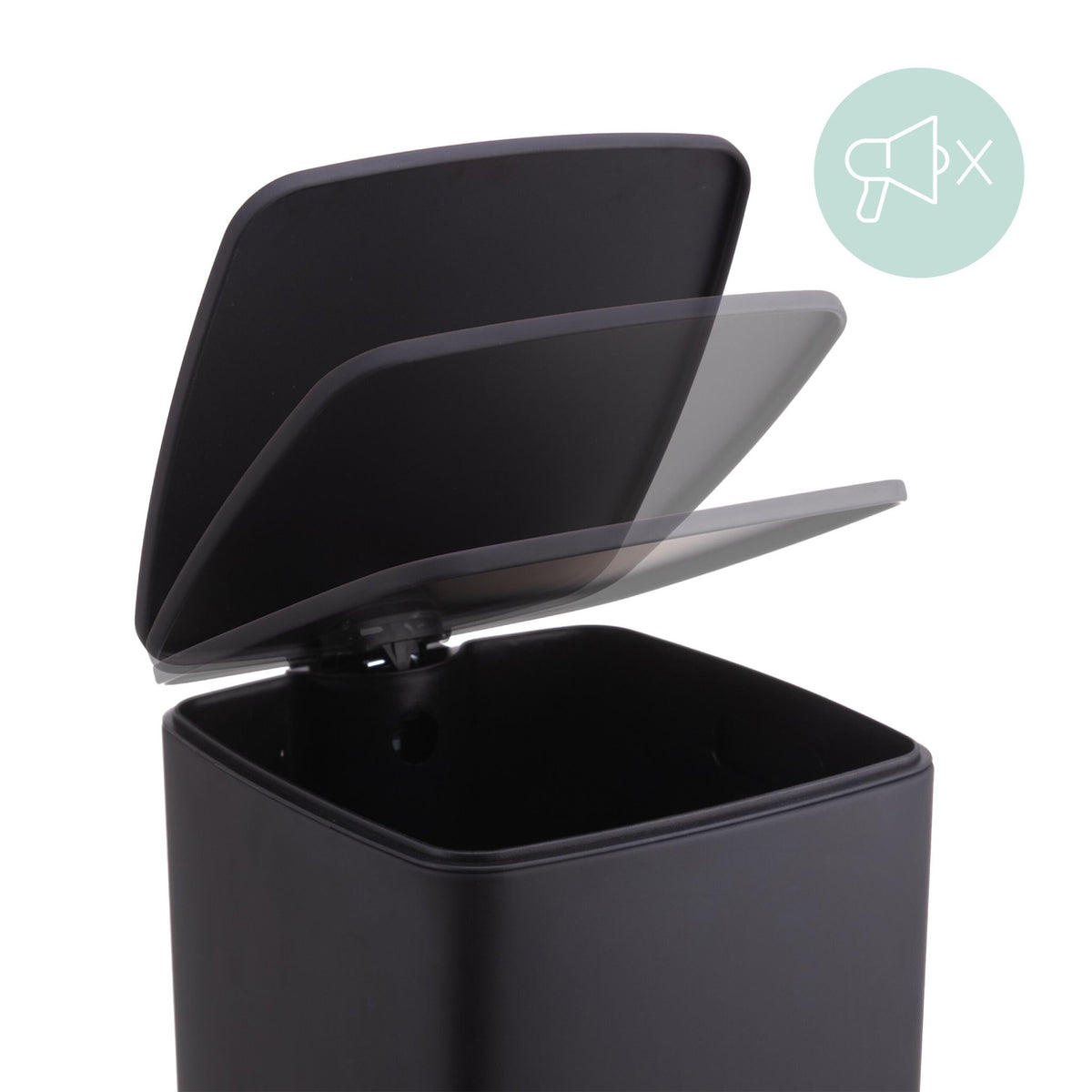 Kitchen Pedal Bin, 30L, Soft-Close Lid