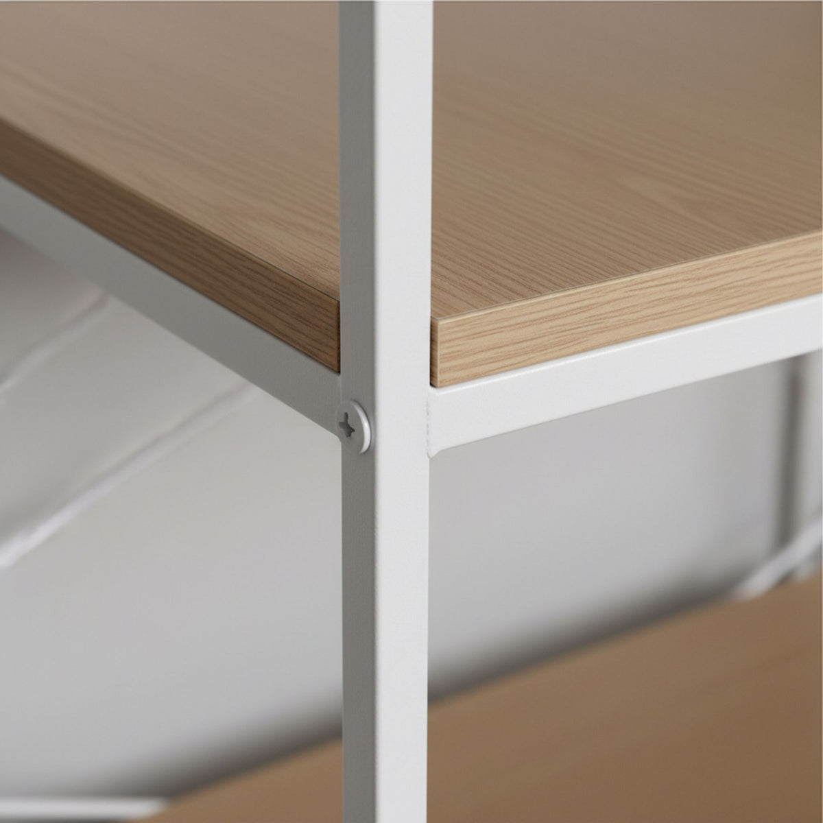 Kitchen Shelf with Worktop and Storage Space