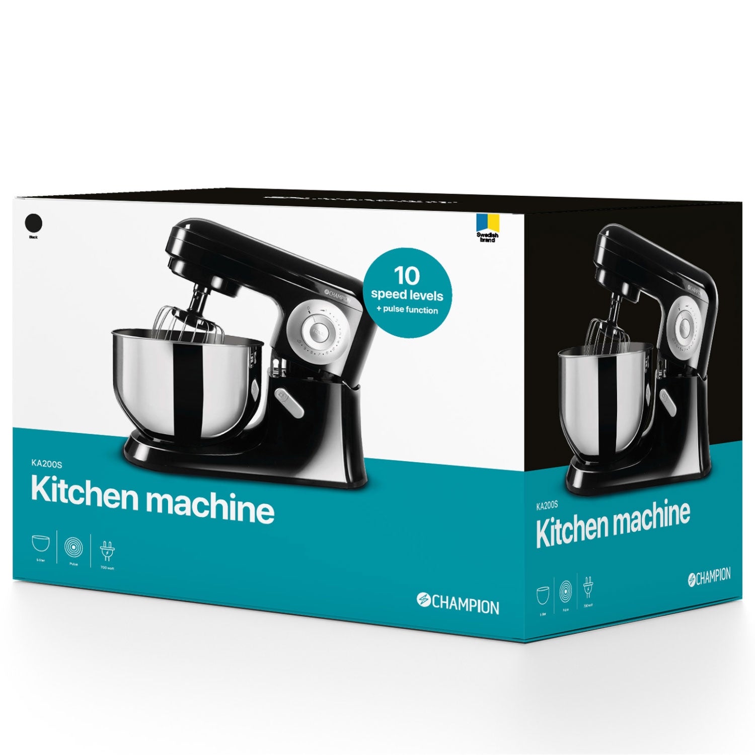 Kitchen machine 5L 700W KA200 Black