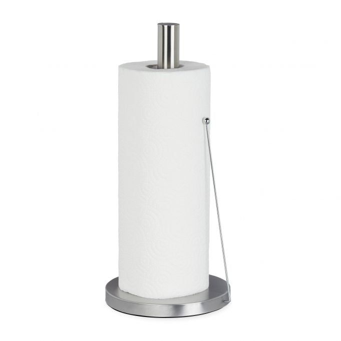 Kitchen roll holder stainless steel standing