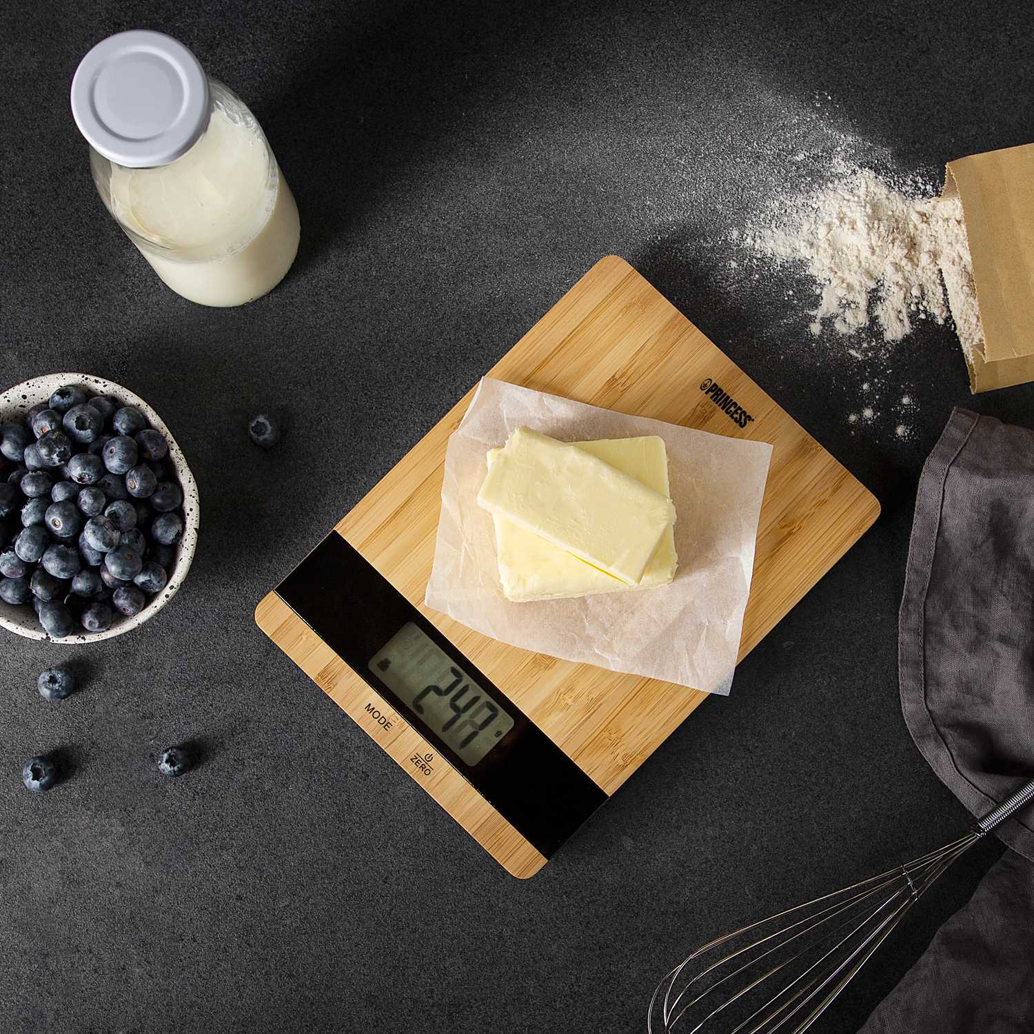 Kitchen scale Bamboo 5kg 492944 Kitchen scale Pure