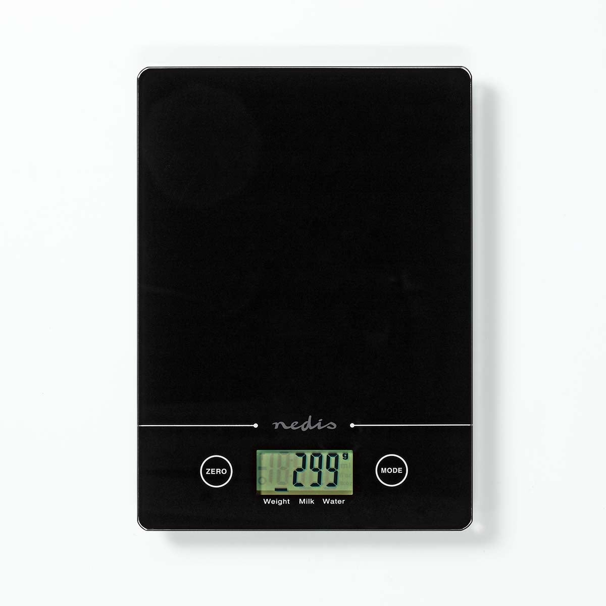 Kitchen scale | Digital | Glass / Plastic | CR 2032 Battery | Black