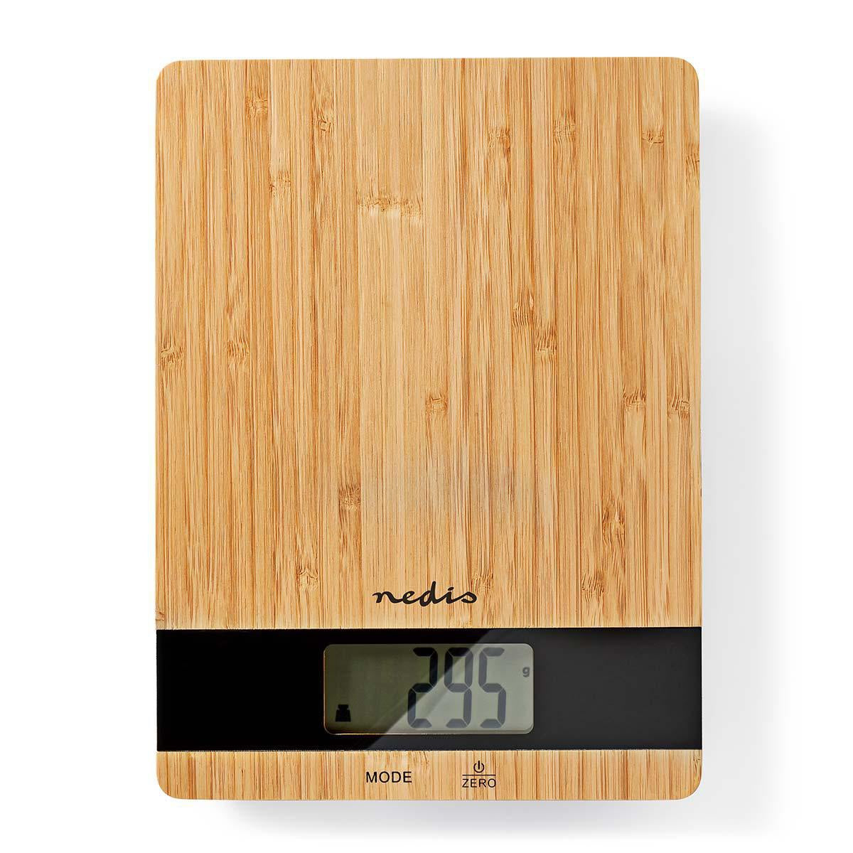 Kitchen scale | Digital | Plastic / Wood | Brown