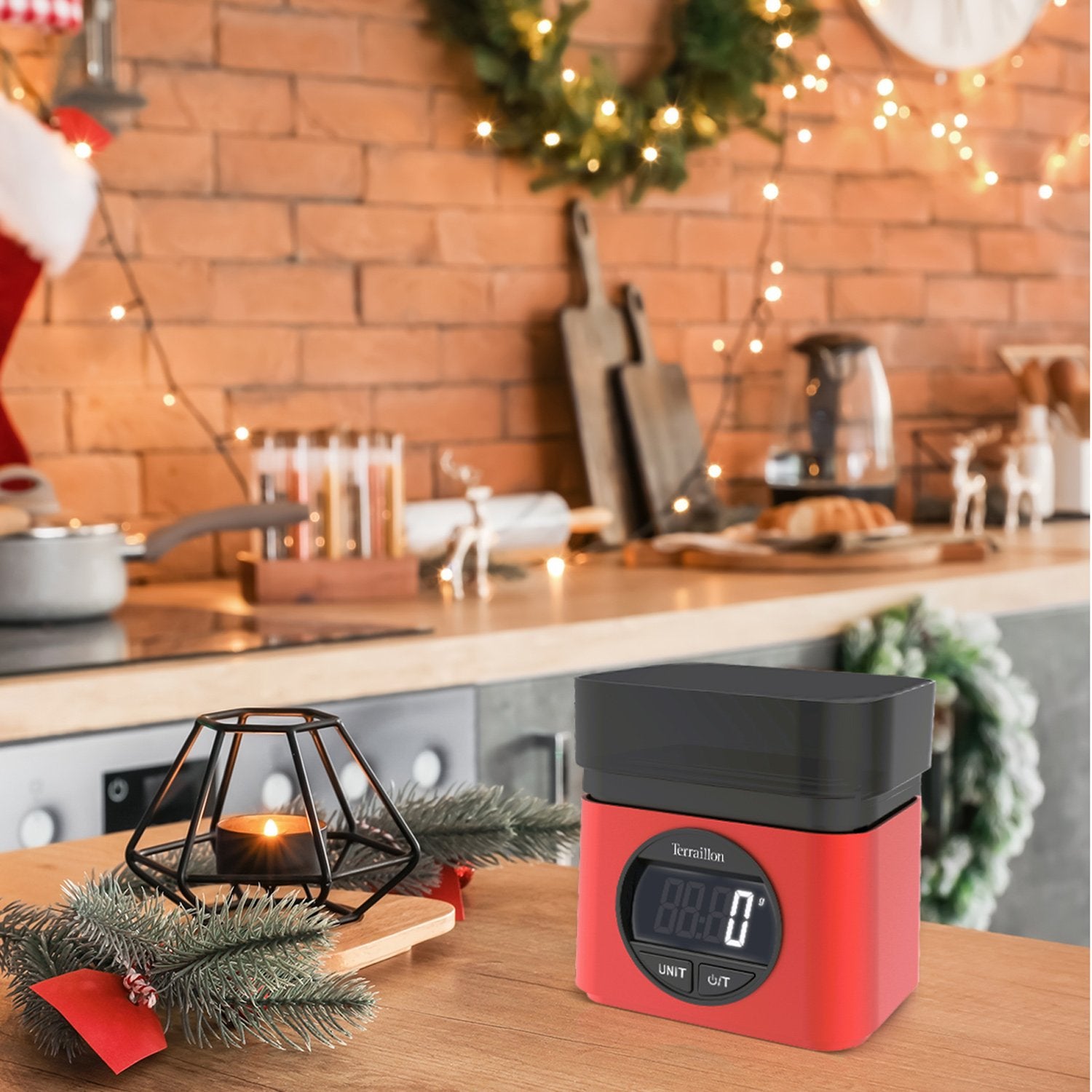 Kitchen scale Mythic 70`s Rouge 5 kg