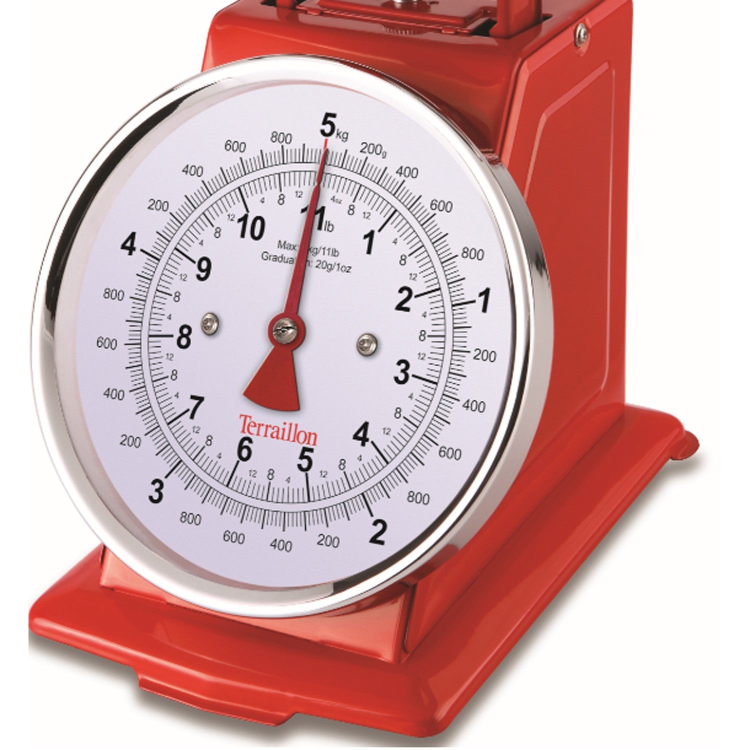 Kitchen scale Tradition 500 Dual Red 1L bowl, 5 kg