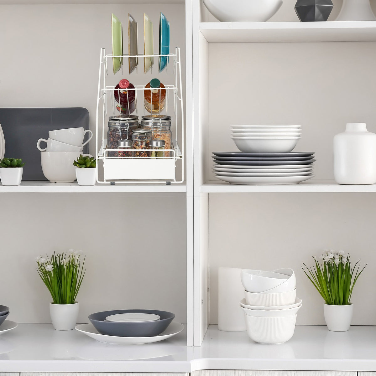 Kitchen storage white