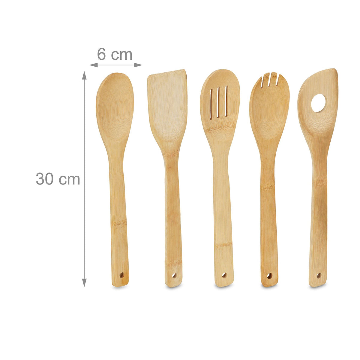 Kitchen utensil holder with spoons