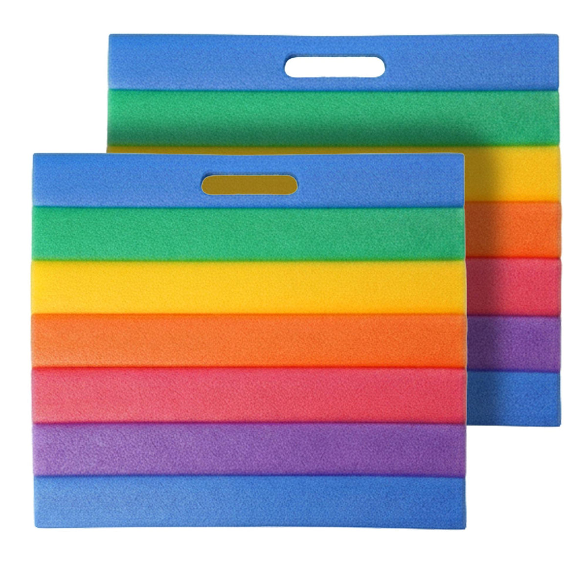 Knee Pads with Handle, EVA Foam, Set of 2, Multi-Color