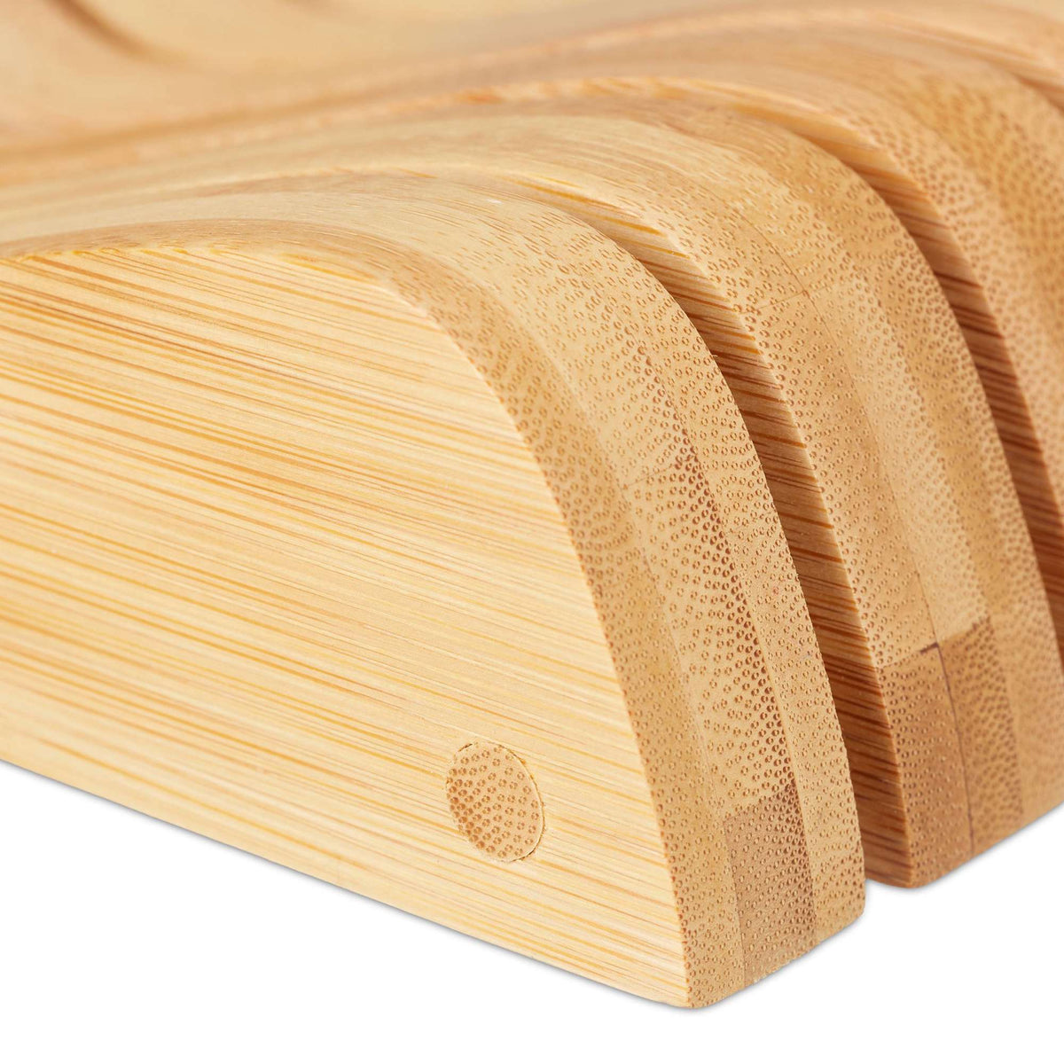 Knife block in bamboo for box