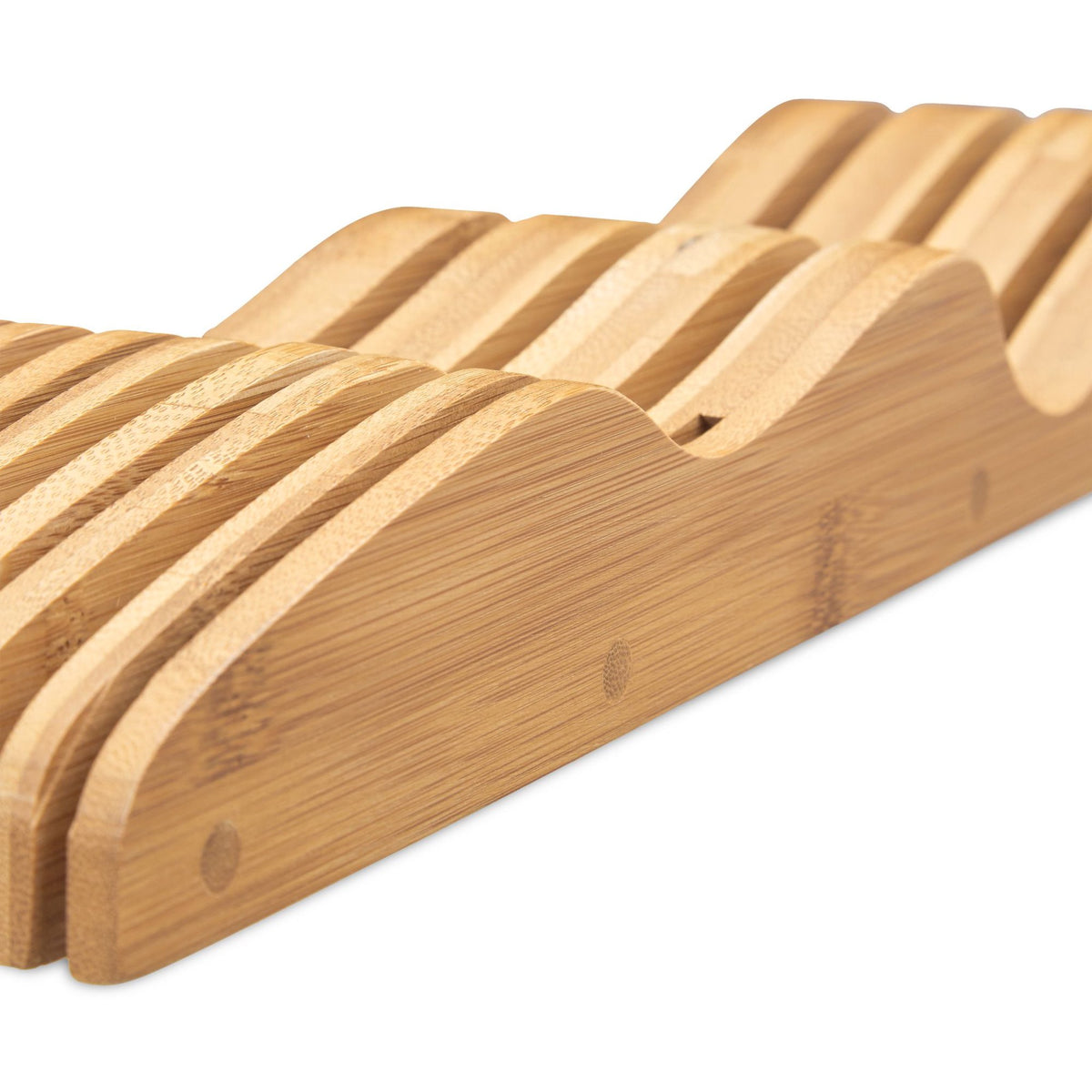 Knife block in bamboo for box
