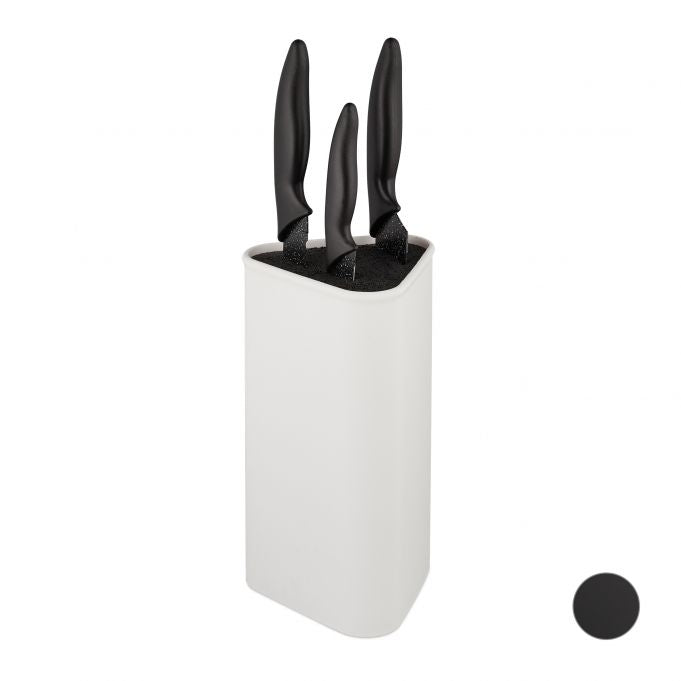Knife block triangular