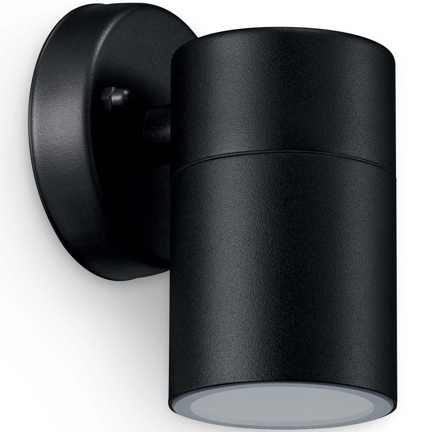Kylis Wall luminaire Downlight (GU10 base) IP44 Stainless steel Black