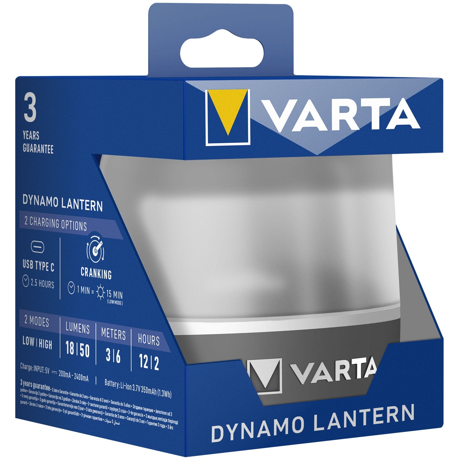 L10R Dynamo lantern Vev + USB-C 18/50lm