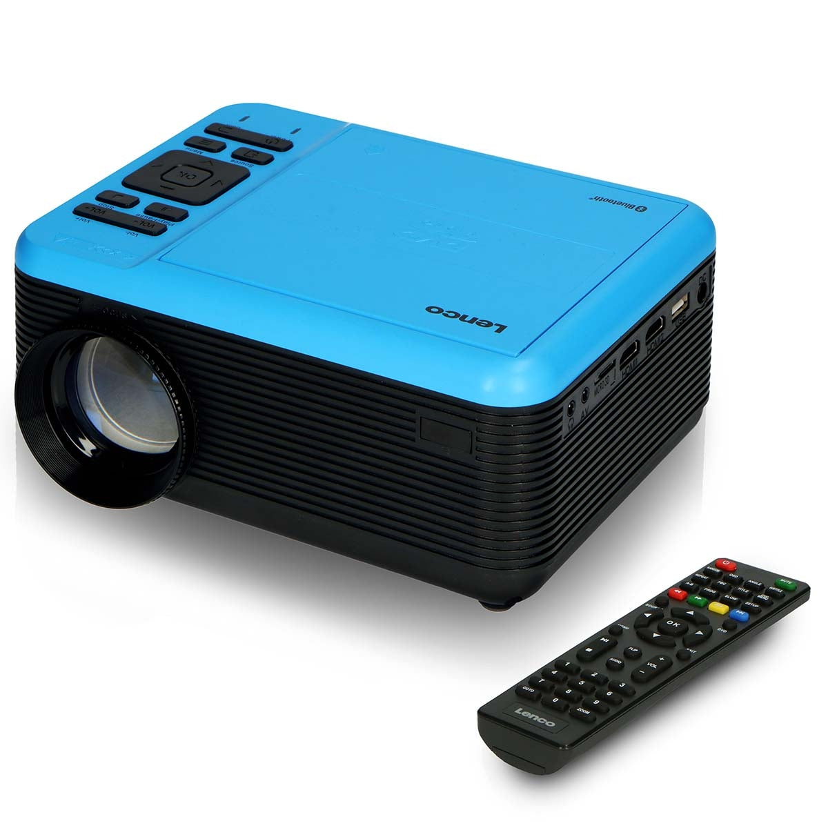 LCD Projector with DVD player and Bluetooth® Blue
