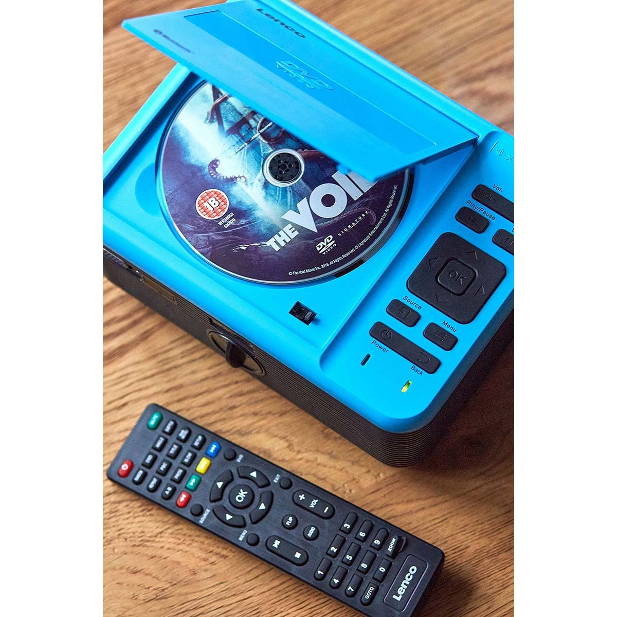 LCD Projector with DVD player and Bluetooth® Blue