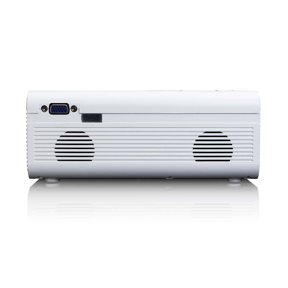LCD Projector with high resolution, supports Full HD 1080P content White