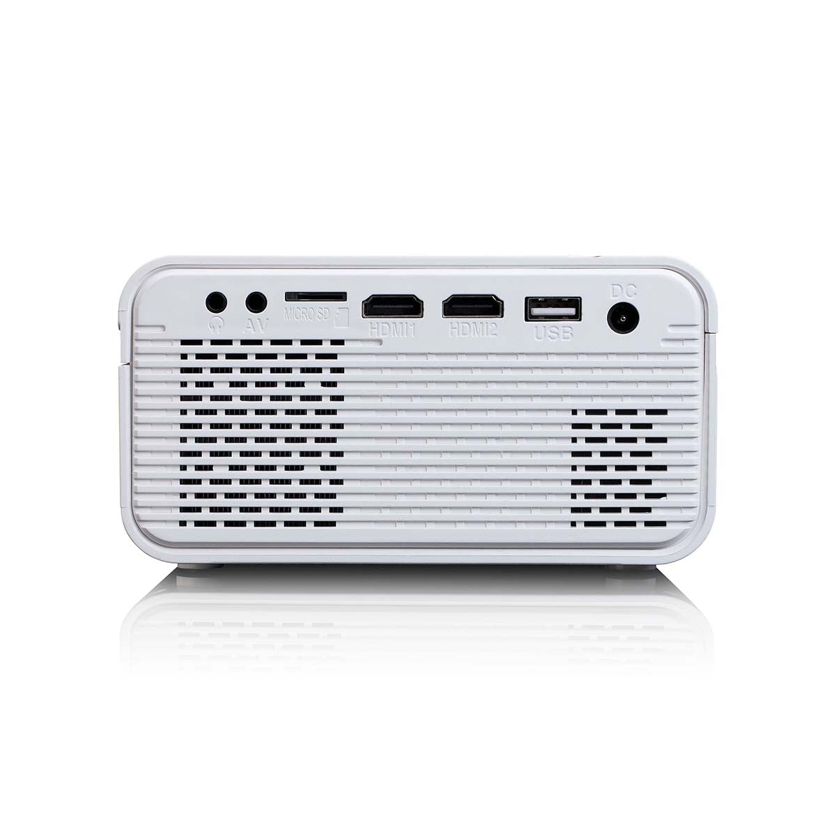 LCD Projector with high resolution, supports Full HD 1080P content White