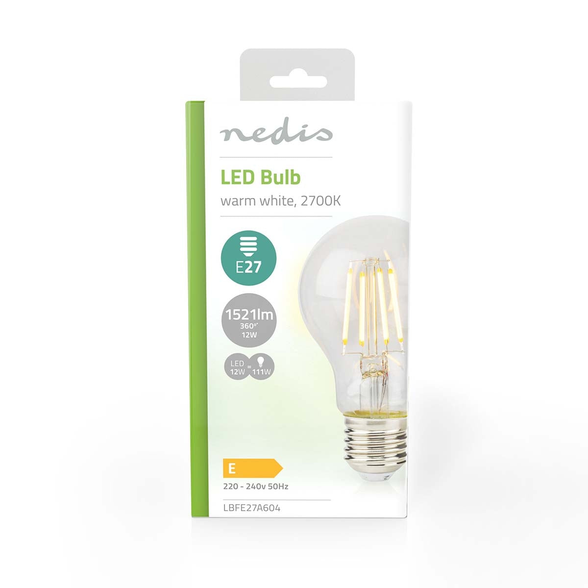 LED Bulb E27 | A60 | 12 W| 1521 ch | 2700 K| Warm White | Retro Style | 1 pc.