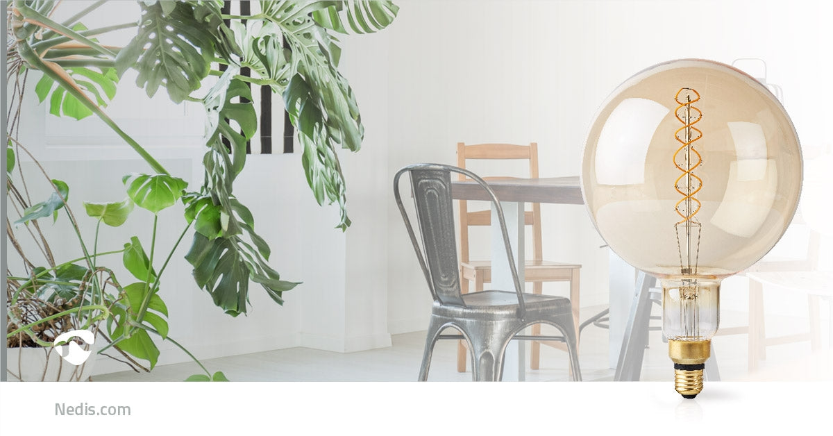 LED Bulb E27 | G200 | 5 W| 280 lm | 2000 K| Dimmable | Warm White | Retro Style | 1 pc.