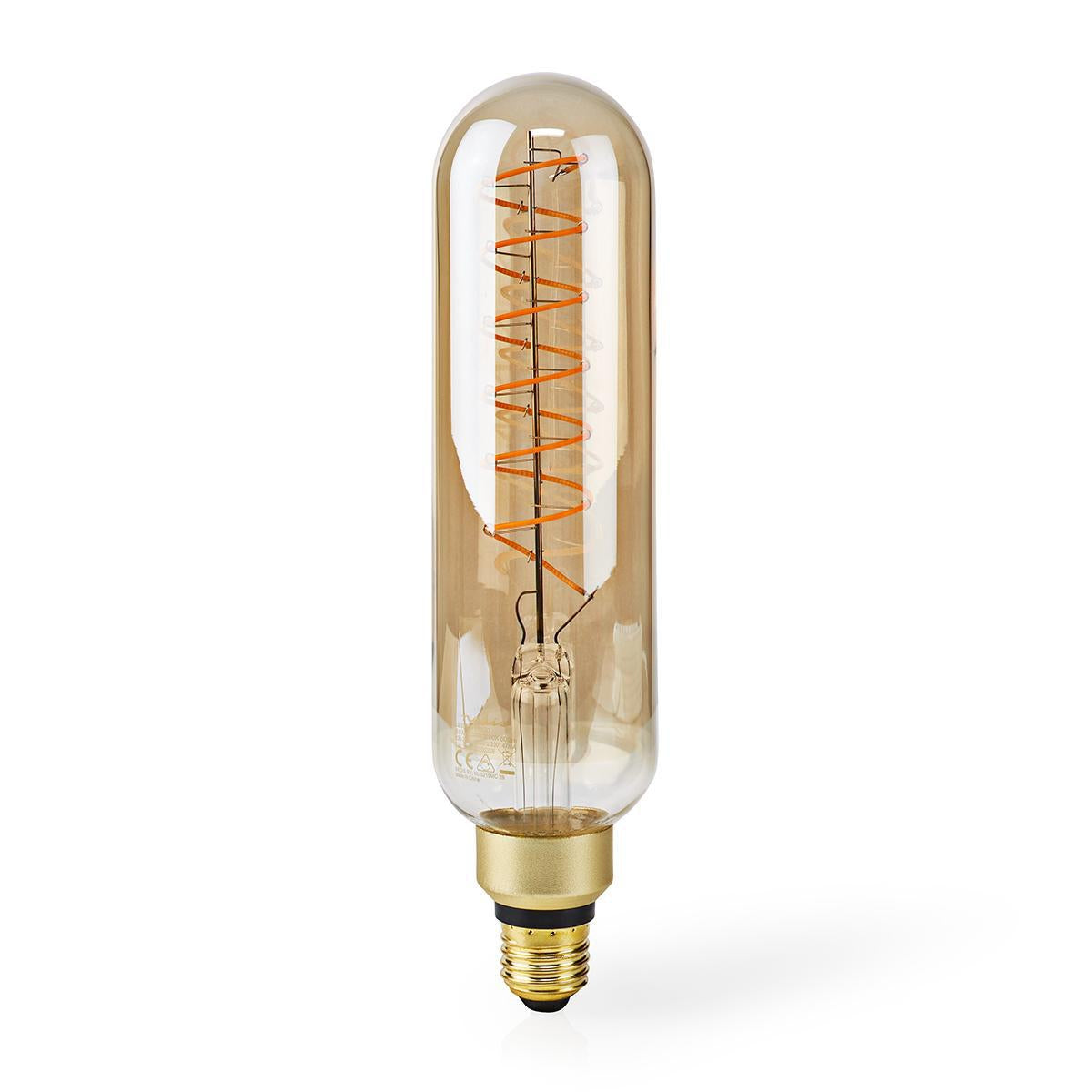 LED Bulb E27 | T65 | 8.5 W| 600 lm | 2000 K| Dimmable | With gold finish | Retro Style | 1 pc.
